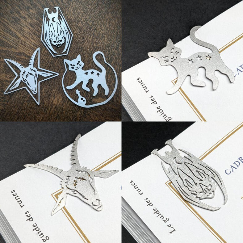 metal page clip bookmarks